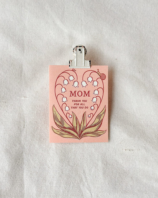 Thank You Mom Card